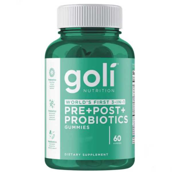 Goli Nutrition, Pre+ Post+ Probiotics, 60 Gummies