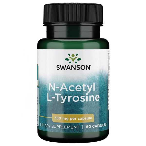Swanson, N-Acetyl L-Tyrosine, 350mg, 60 Kapseln