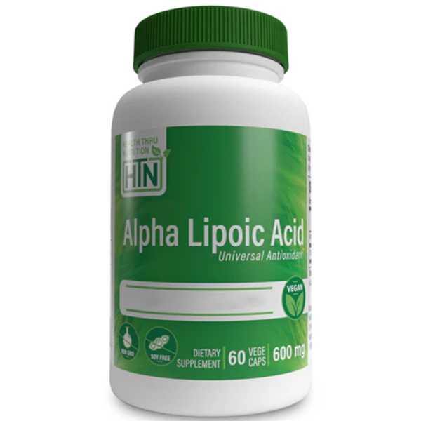 Health Thru Nutrition, Alpha-Lipoic Acid, 600mg, 60 Kapseln