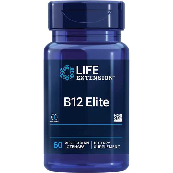 Life Extension, B12 Elite, 60 Lutschtabletten