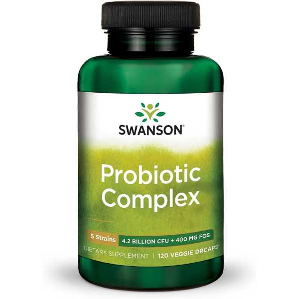 Swanson, Probiotic Complex 4.2 Billion CFU, 120 Veg. Kapseln
