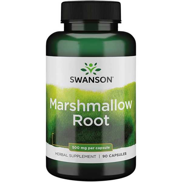Swanson, Marshmallow Root, 500mg, 90 Kapseln